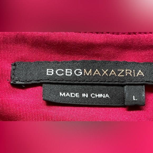 BCBG Women’s Size L Lined Dress Red - Picture 4 of 4